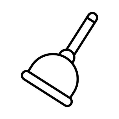 Pompa Vektör Satırı Simge Tasarımı