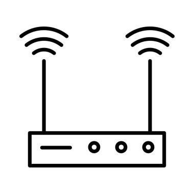 Yönlendirici Vektör Satır Simgesi Tasarımı
