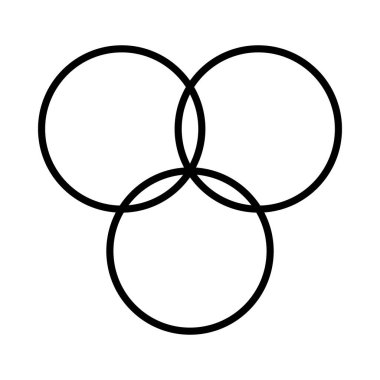 Renkli Tekerlek Vektör Satırı Simge Tasarımı