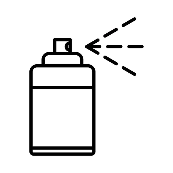 Spray Vector Line Icon Desig — Stock Vector