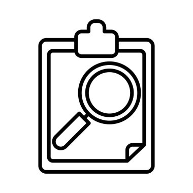 Arama Vektörü Satırı Simgesi Tasarımı