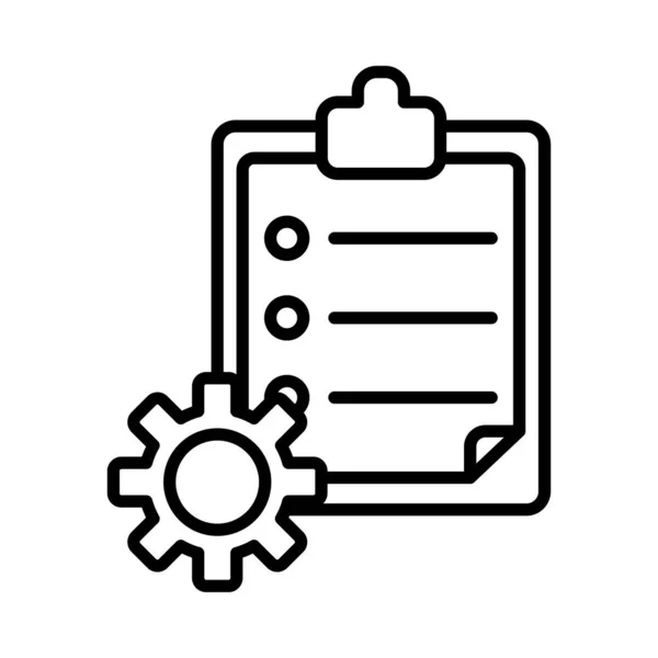 Proje Vektör Satırı Simgesi Tasarımı
