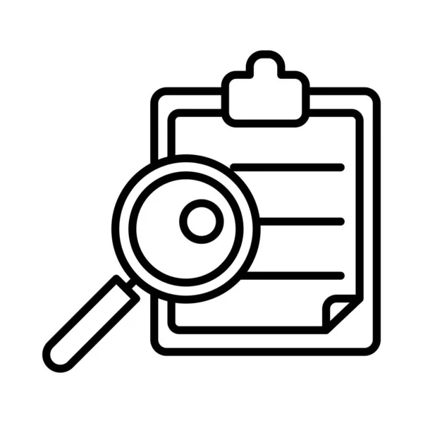 Zoek Vector Line Icon Desig — Stockvector