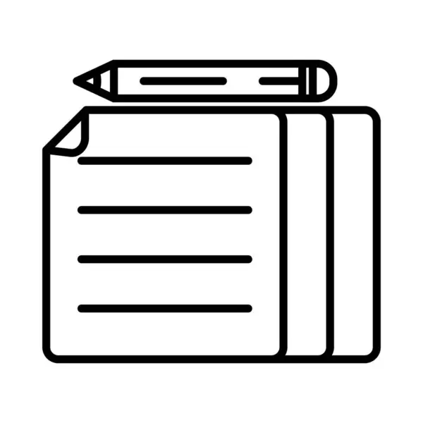 Documento Vector Line Icon Desig — Vector de stock