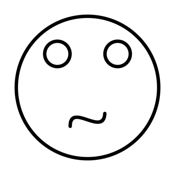 Невирішена Лінійка Векторних Іконок Smiley Face — стоковий вектор