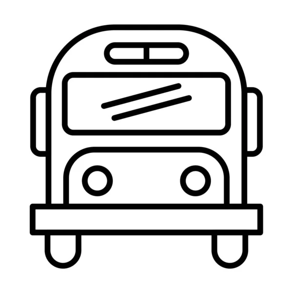 Bus Vector Line Icon Desig — Stock Vector