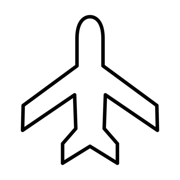 Aeroplane矢量线Icon设计 矢量图形