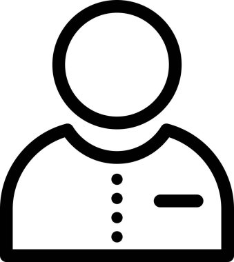 Kullanıcı Vektör Satırı Simgesi Tasarımı