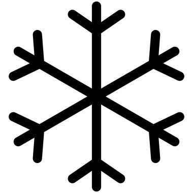 Kar Vektörü Satırı Simge Tasarımı