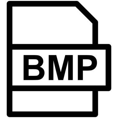 PMP Dosya Biçimi Vektör Satırı Simge Tasarımı