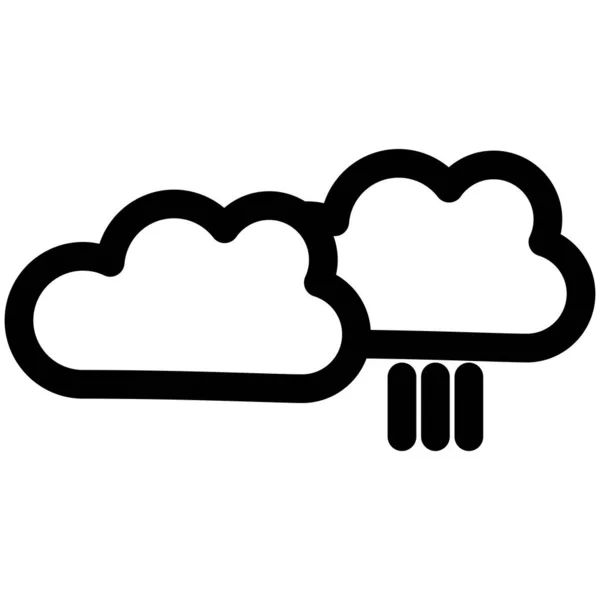 Raning云矢量线Icon设计 — 图库矢量图片
