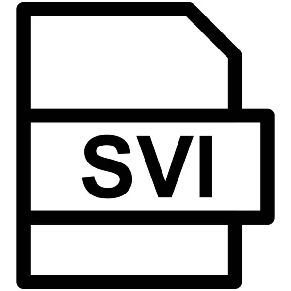 Svi Formato Archivo Vector Line Icon Desig — Archivo Imágenes Vectoriales