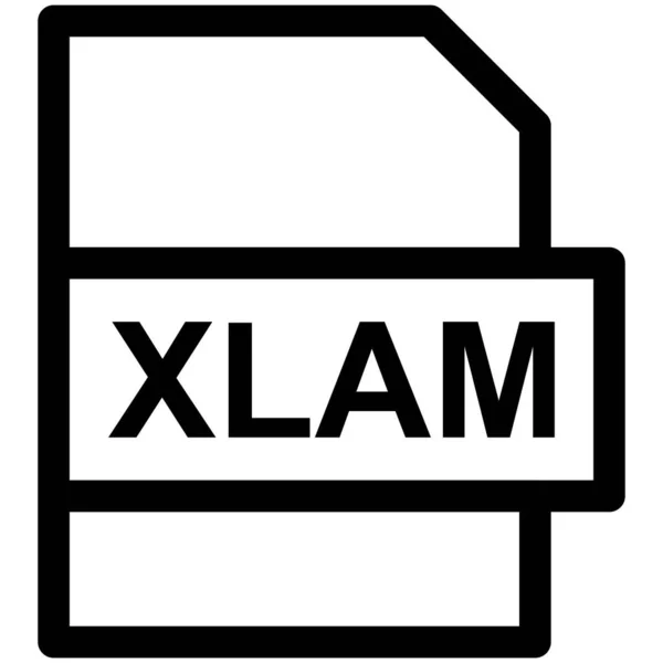Xlam Vector Line Icon Desig — 스톡 벡터