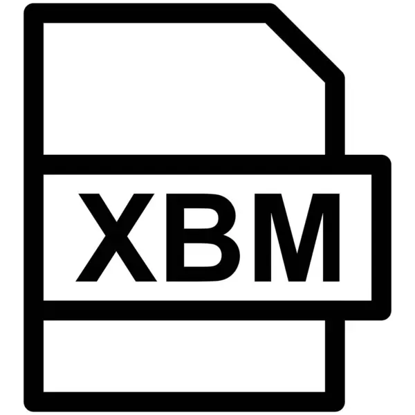 Xbm Vector Line Icon Desig — 스톡 벡터