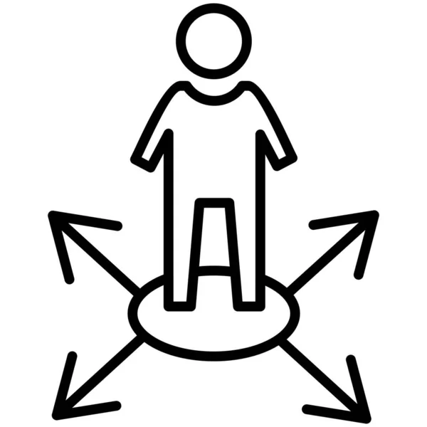Символ Векторной Линии Возможностей — стоковый вектор
