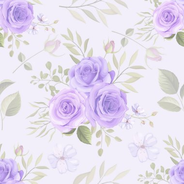 Kusursuz renksiz çiçek desenli arkaplan tasarımı