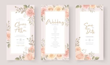 Güzel, yumuşak bir çiçek ve düğün davetiyesi tasarımı bırakır.