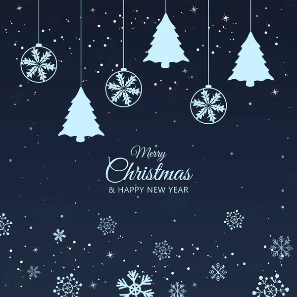 Moderne Joyeux Noël Fond Design — Image vectorielle