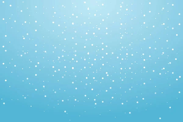 Christmas Snow Falling Background — Stock Vector