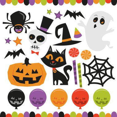 Retro perili Halloween Set