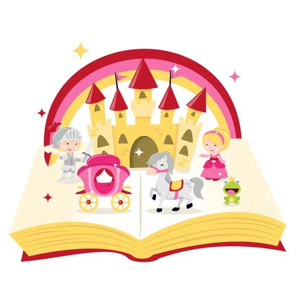 Fairytale Story Book — Stockvector