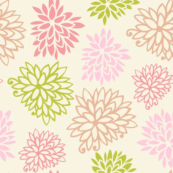 Fondo de patrón sin costura flor dulce — Vector de stock