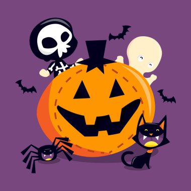 Ürkütücü mutlu Trick Or Treat