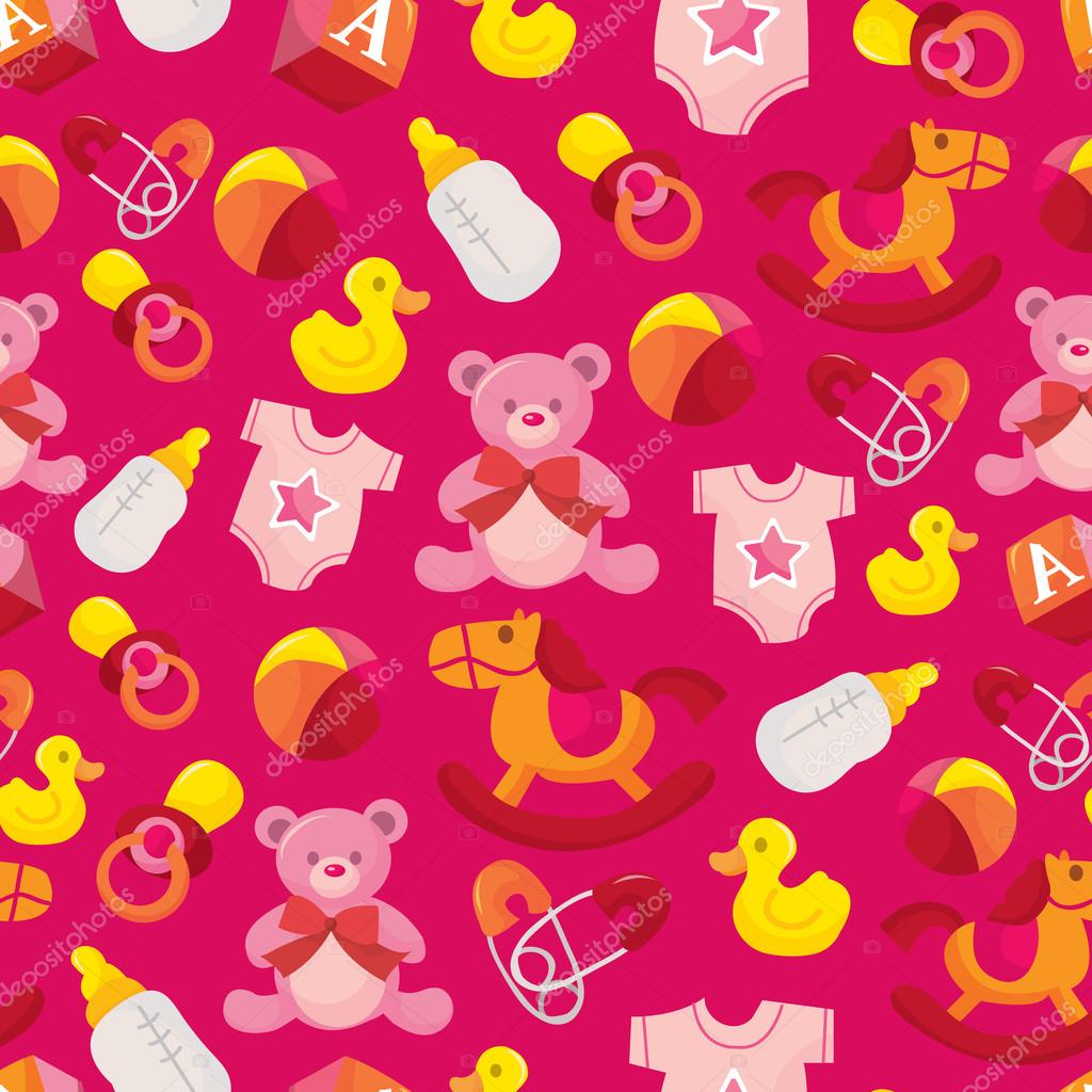 baby pink pattern background