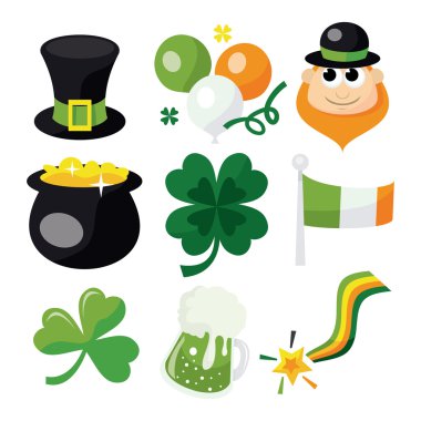 St Patrick's Day Icon set