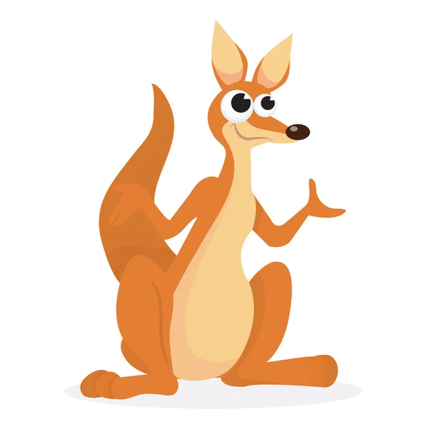 Cartoon Kangaroo — Stock Vector