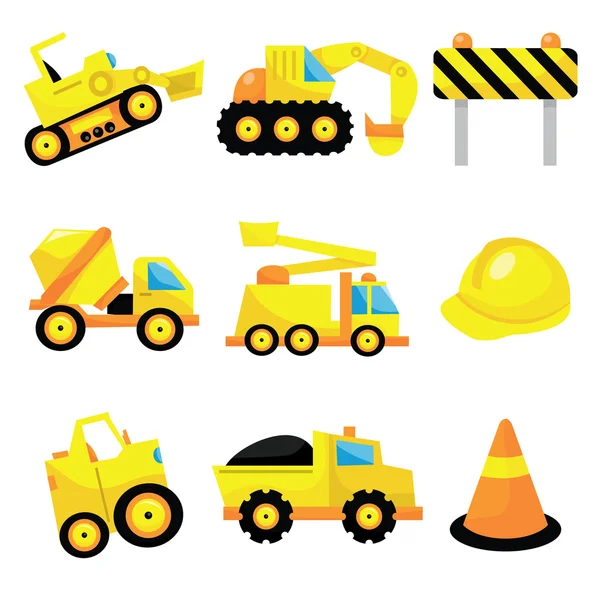 Construction Icon Set — Stock Vector