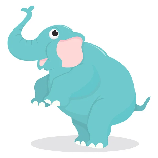 Elefante de dibujos animados — Vector de stock