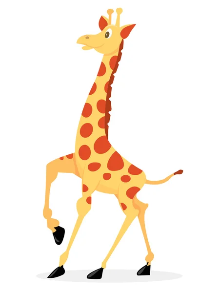 Tecknad giraff — Stock vektor