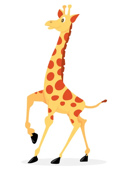 Girafe de bande dessinée — Image vectorielle