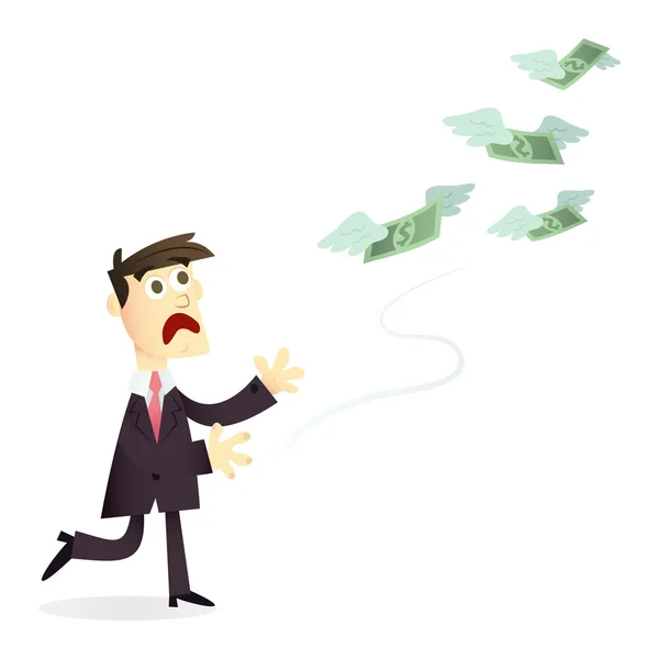 Losing Money — Stock Vector