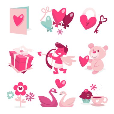 Tatlı Valentine klip sanat