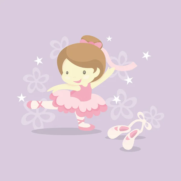 Principessa ballerina — Vettoriale Stock