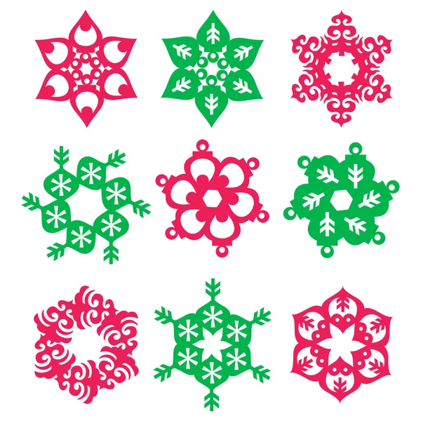 Rosette d'ornement de Noël — Image vectorielle