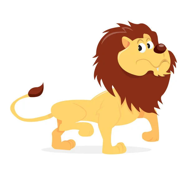 Tecknad lejon — Stock vektor