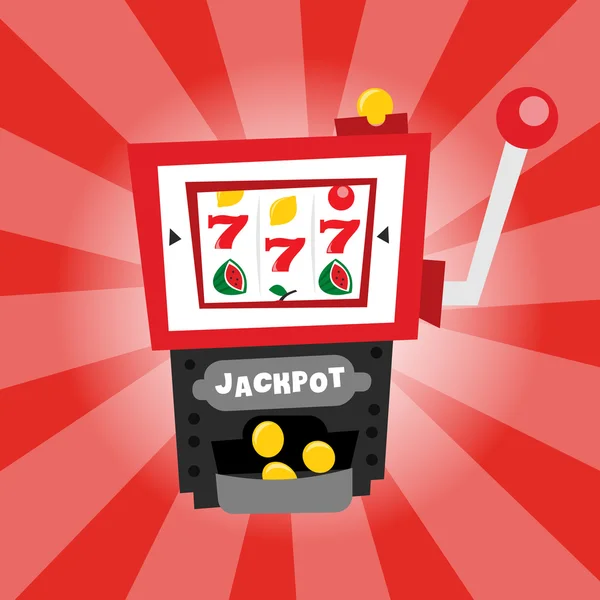 Vincere il Jackpot — Vettoriale Stock