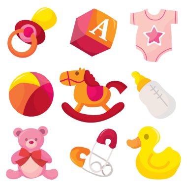 Şirin Bebek kız simgeler