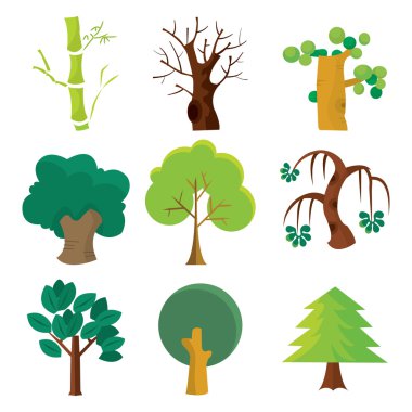 Tree Collection clipart