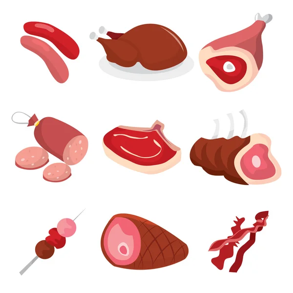 Cold Cuts — Stock Vector