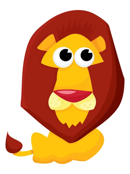 Mignon lion — Image vectorielle