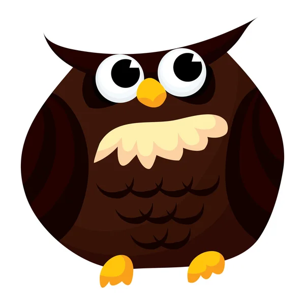 Cartoon owl — Stock vektor