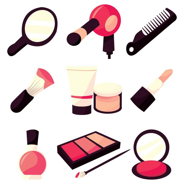 Vanity Icons — Stock Vector