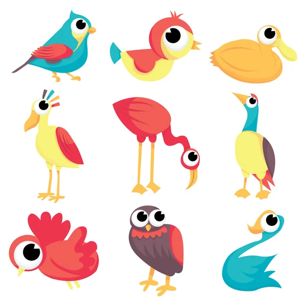 Flock of Birds — Stock Vector