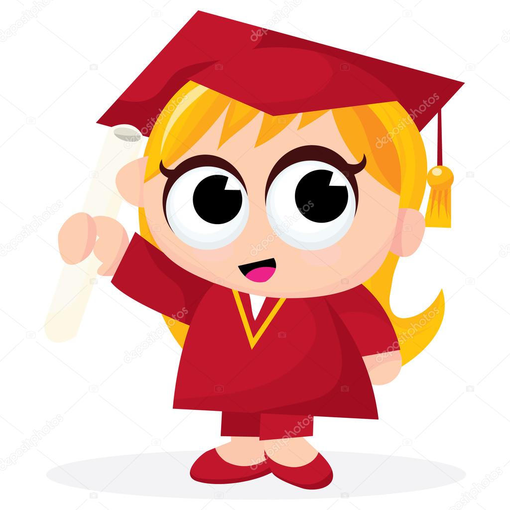 Cartoon Graduation Girl Stock Vector Image by ©totallyjamie #73539767 Cartoon Graduation Girl Stock Vector Image by ©totallyjamie #73539767
