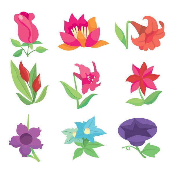 Mezcla floral — Vector de stock