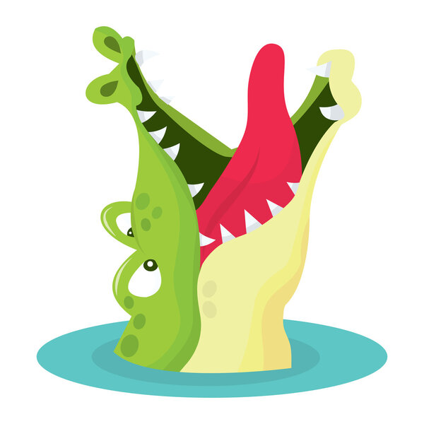 Cartoon Crocodile